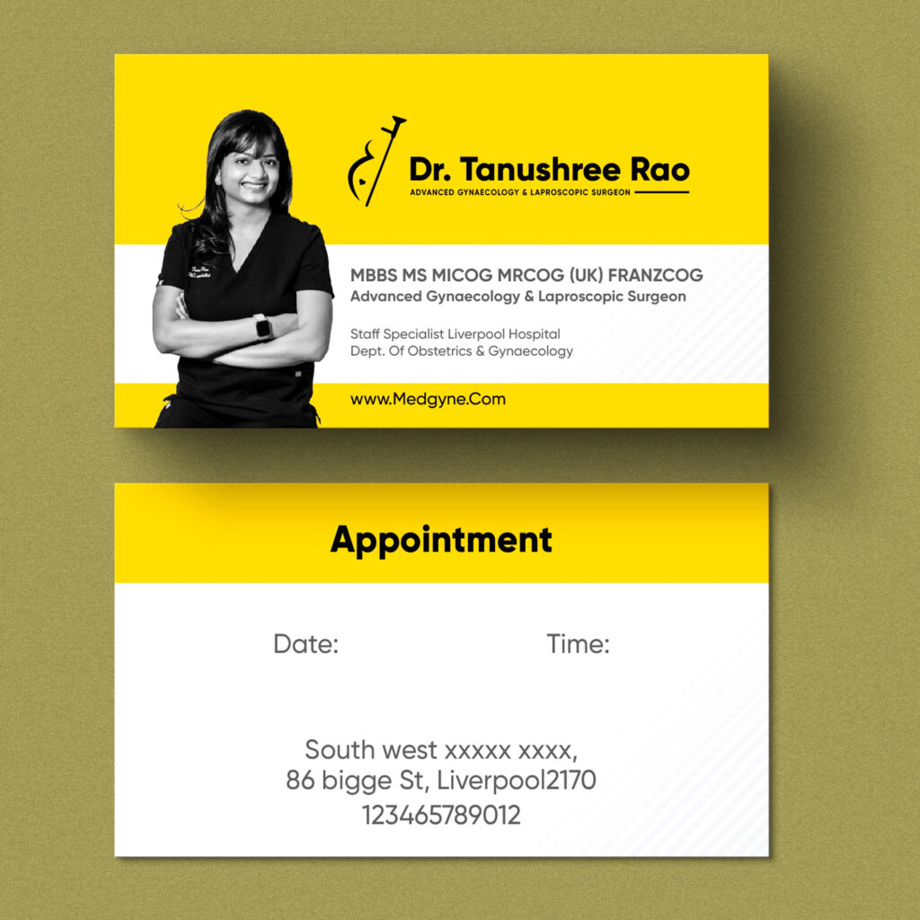Business card mockup