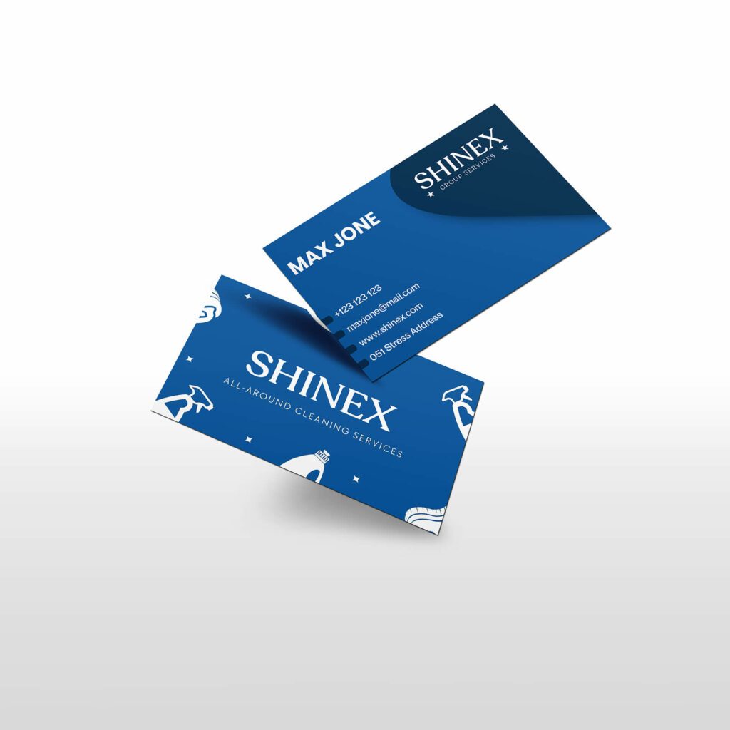 cleaning service business card