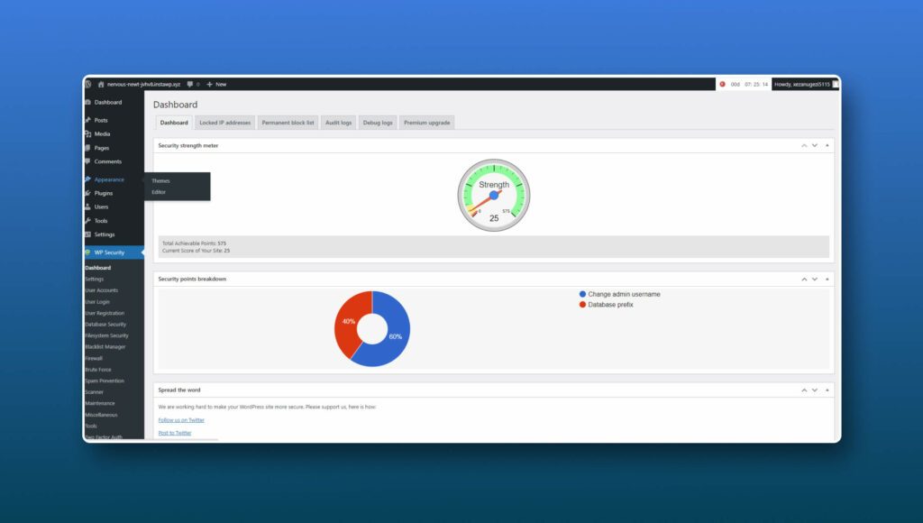secure wordpress